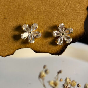 Spring Bloom Gold Studs