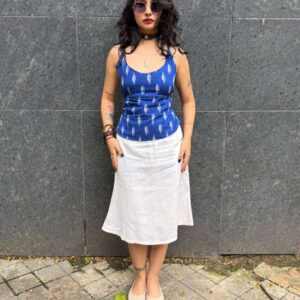 Aadi Backless Ikat Top
