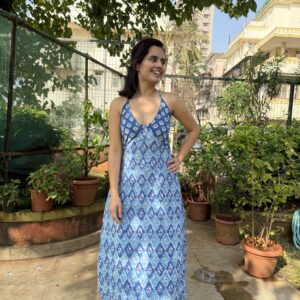 Madhurya Blue Muse Dress