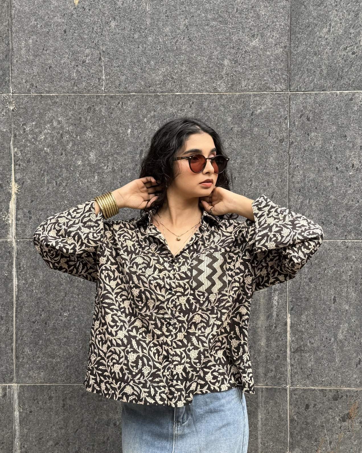 Madhurya DoRoop Bloom Shirt